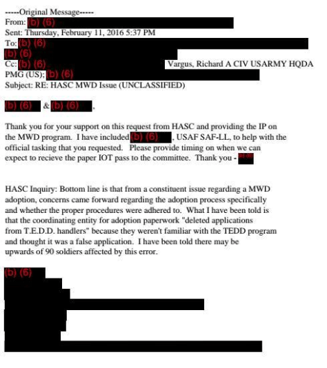 Adoption Paperwork Deleted